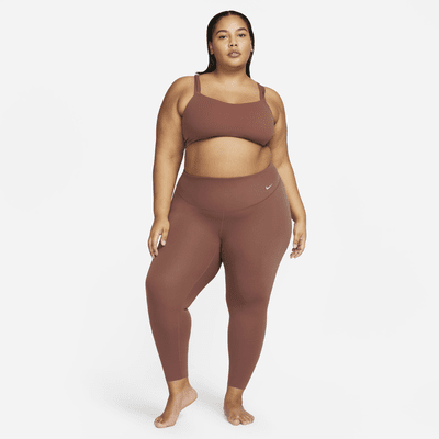 Leggings de cintura alta de 7/8 de baja sujeción para mujer Nike Zenvy (talla grande)