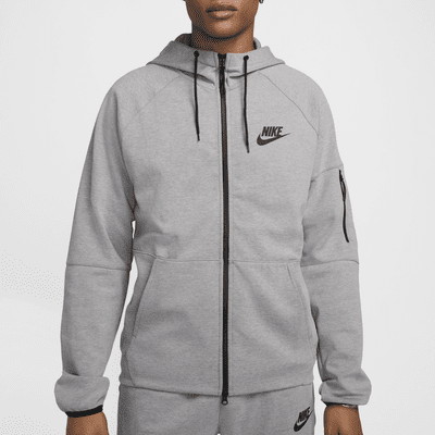 Sudadera con gorro de tejido Fleece y cierre completo para hombre Nike Sportswear Tech Essentials