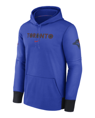 Мужское худи Toronto Blue Jays City Connect Practice Nike Therma MLB Pullover Hoodie