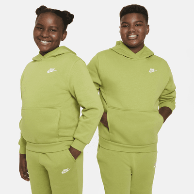 Nike Sportswear Club Fleece Big Kids' Pullover Hoodie (Extended Size)