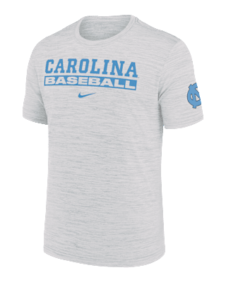 Мужская футболка North Carolina Tar Heels Velocity Baseball Wordmark Stack Nike Dri-FIT College