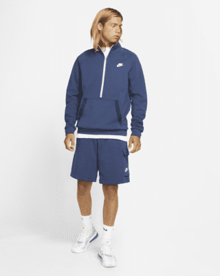 nike cargo shorts blue