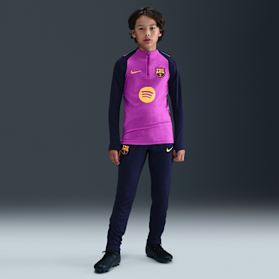 Maglia da calcio per allenamento Nike Dri-FIT FC Barcelona Strike – Ragazzo/a