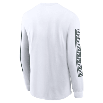 Michigan State Spartans Local Spirit Slogan Men's Nike College Long-Sleeve T-Shirt