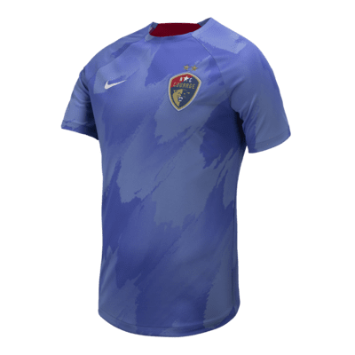 Playera para antes del partido Nike NWSL para hombre North Carolina Courage