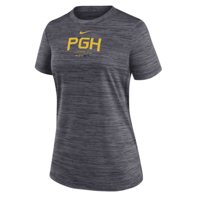 Pittsburgh Pirates Authentic Collection City Connect Practice Velocity Women's Nike Dri-FIT MLB T-Shirt