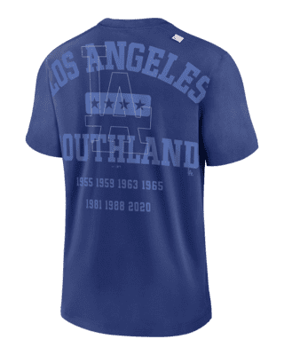 Nike MLB LA Dodgers Short Sleeve T-Shirt Grey