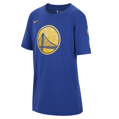 Golden State Warriors Essential Older Kids' (Boys') Nike NBA T-Shirt