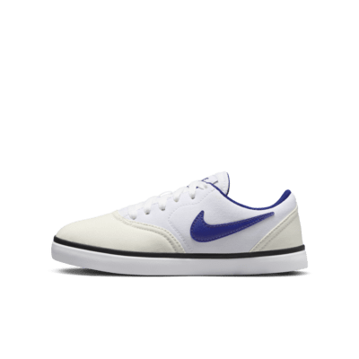 Tenis de skateboarding para niños talla grande Nike SB Check Canvas