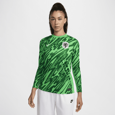 Maillot de foot replica Nike Dri-FIT Pays-Bas (Équipe féminine) 2024/25 Stadium Gardien de but pour femme