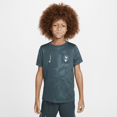 Przedmeczowa koszulka piłkarska dla dużych dzieci Nike Dri-FIT Tottenham Hotspur Academy Pro (wersja trzecia)