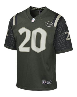Детские джерси Breece Hall New York Jets Rivalries Collection Big Kids' Nike NFL Game Jersey