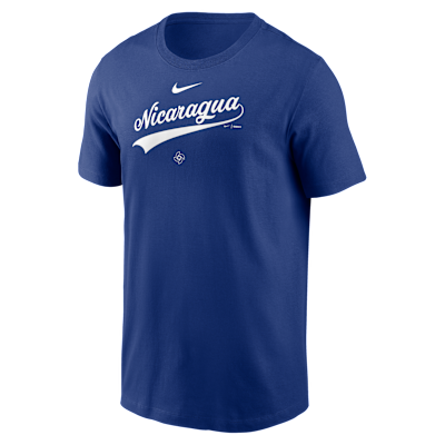 Nicaragua National Baseball Team 2026 World Baseball Classic Wordmark Men's Nike T-Shirt