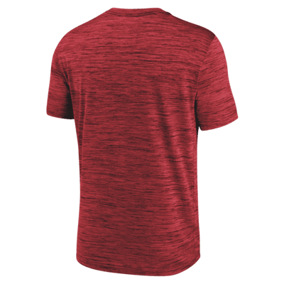 Cincinnati Reds Large Logo Velocity Men's Nike MLB T-Shirt