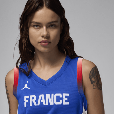 Frankreich Limited Road Jordan Basketballtrikot (Damen)