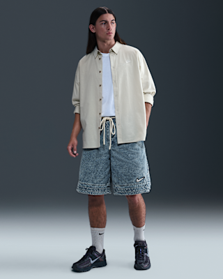 Nike Men's 25.5cm (approx.) Denim Basketball Shorts