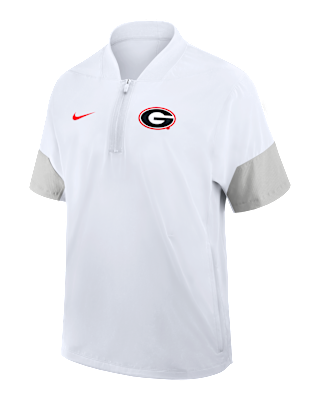 Мужская куртка Georgia Sideline Coach Nike College 1/2-Zip Short-Sleeve