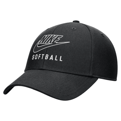 Gorra de softball Futura Swoosh Dri-FIT con estructura Nike Club