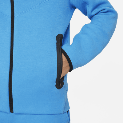 Felpa con cappuccio e zip a tutta lunghezza Nike Sportswear Tech Fleece - Ragazzo