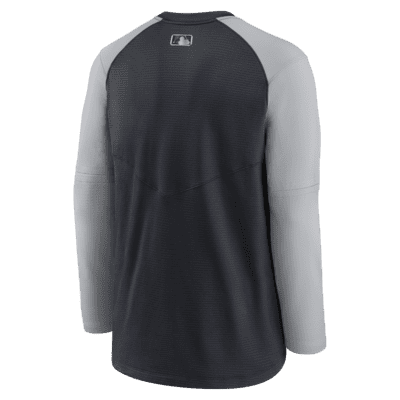 Detroit Tigers Nike Authentic Collection Pregame Performance V-Neck T-Shirt  - Gray