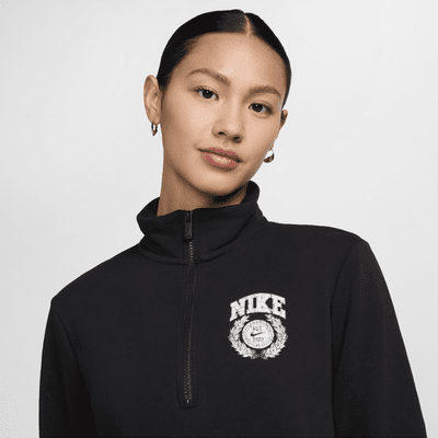 Sudadera con cierre de 1/4 para mujer Nike Sportswear Club Fleece