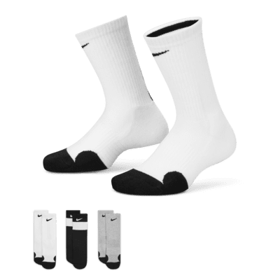 Nike Elite Crew Socks (3 Pairs) Little Kids' Socks