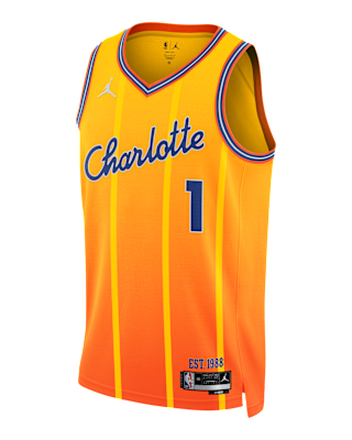 Мужские джерси LaMelo Ball Charlotte Hornets City Edition Nike NBA Swingman Jersey