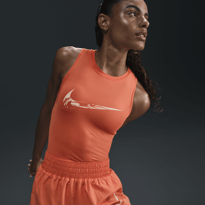 Camiseta de tirantes de correr Dri-FIT con gráfico para mujer Nike One