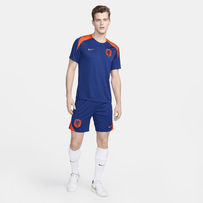 Niederlande Strike Nike Dri-FIT Fußballshorts aus Strickmaterial (Herren)