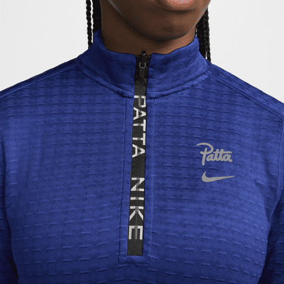 Maglia a manica lunga con zip a metà lunghezza Nike x Patta Running Team