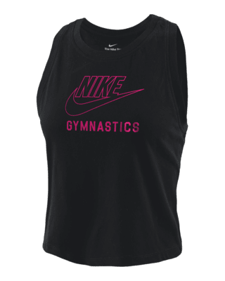 Женские  Nike Swoosh Gymnastics Cropped Tank Top