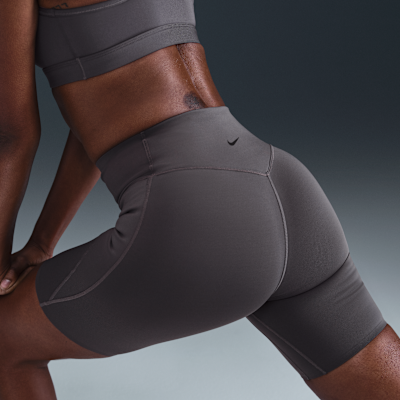 Nike Universa Women's Medium-Support High-Waisted 20cm (approx.) Biker Shorts with Pockets
