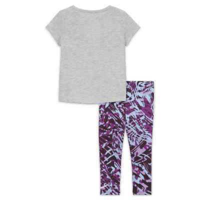 Ensemble avec legging imprimé Nike Dri-FIT pour bébé (12 - 24 mois)