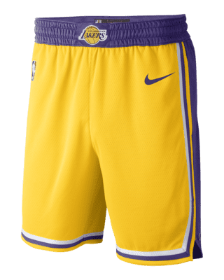 Мужские шорты Los Angeles Lakers Icon Edition Nike NBA Swingman Shorts