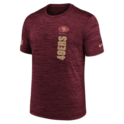 San Francisco 49ers Sideline Velocity Men's Nike Dri-FIT NFL T-Shirt