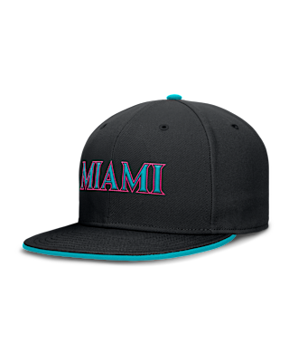 Мужская кепка Miami Marlins City Connect True Nike Dri-FIT MLB Fitted Hat