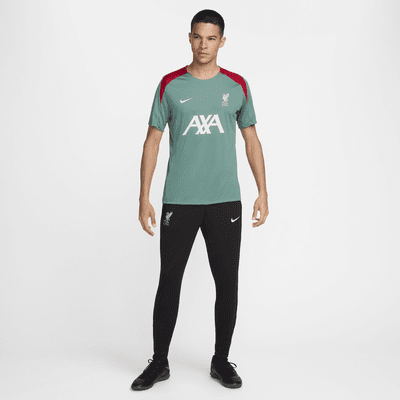 Haut de foot en maille à manches courtes Nike Dri-FIT Liverpool FC Strike pour homme