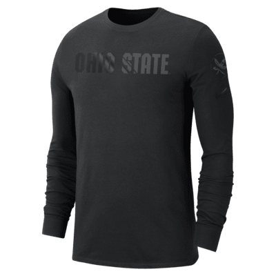 Ohio State Men's Nike College Crew-Neck Long-Sleeve T-Shirt. Nike.com
