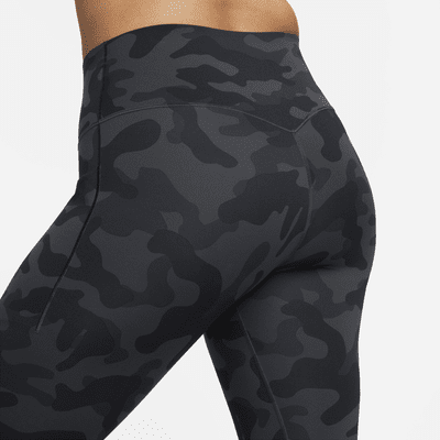 Nike Universa Women's Medium-Support High-Waisted 7/8 Camo Leggings with Pockets