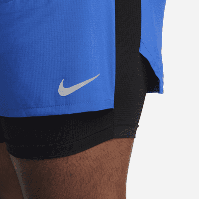 Short de running hybride Dri-FIT Nike Stride 13 cm pour homme
