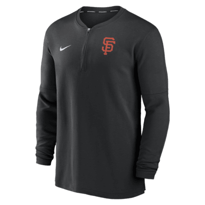 San Francisco Giants Authentic Collection Game Time Men's Nike Dri-FIT MLB 1/2-Zip Long-Sleeve Top