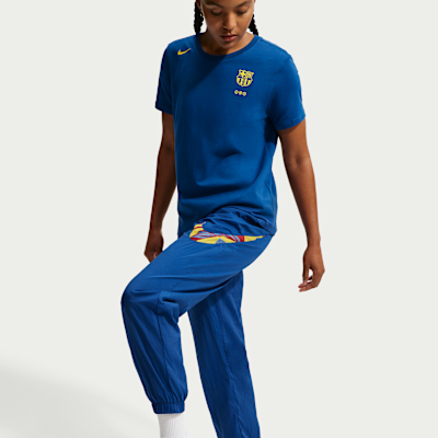 FC Barcelona Essential Women's Nike Football Mid-Rise Woven Trousers