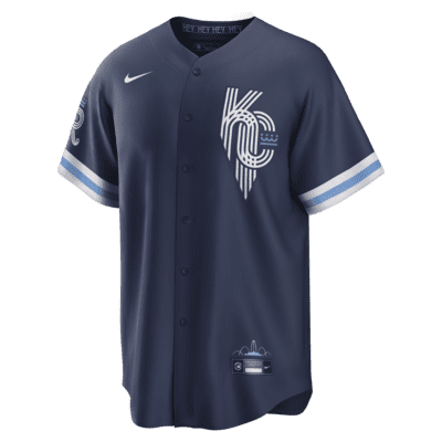 MLB Kansas City Royals City Connect (Salvador Perez) Men's Replica Baseball  Jersey