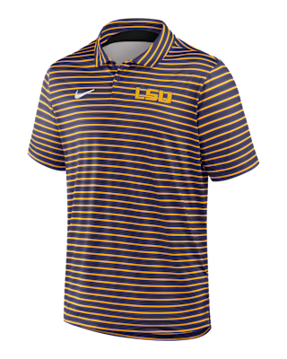 Мужские  LSU Tour Stripe Nike Dri-FIT College Polo