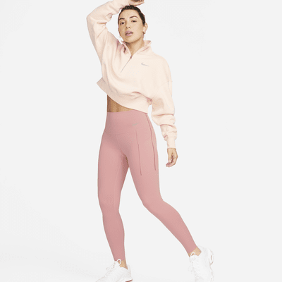 Leggings de 7/8 de tiro alto y sujeción media con bolsillos para mujer Nike Universa