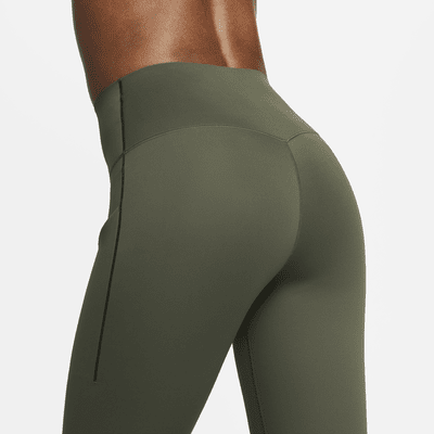 Leggings de 7/8 de tiro alto y sujeción media con bolsillos para mujer Nike Universa