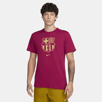 F.C. Barcelona Crest Men's Football T-Shirt. Nike HR