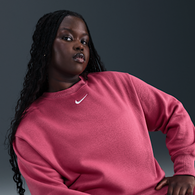 Nike Sportswear Phoenix Fleece Women's Oversized Crew-Neck Sweatshirt (Plus Size)
