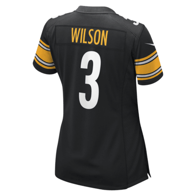 Jersey de fútbol americano Nike de la NFL Game para mujer Russell Wilson Pittsburgh Steelers