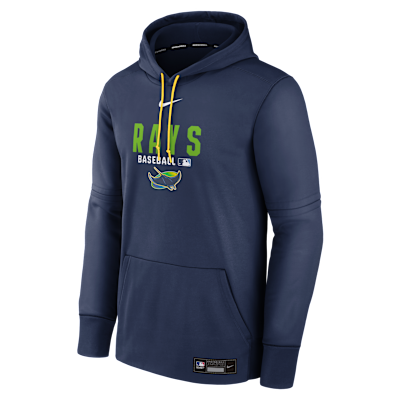 Tampa Bay Rays Authentic Collection Men's Nike Therma MLB Pullover Hoodie